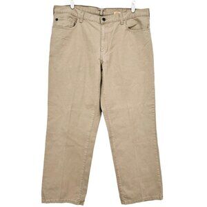 Timberland Men's Straight Leg Tan Casual Khaki Pants Size 38x30‎ Mid Rise Cotton